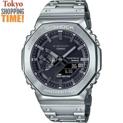 Pre-owned Casio G-shock Gm-b2100d-1ajf Metal Case Solar Bluetooth Analog Digital Men Watch