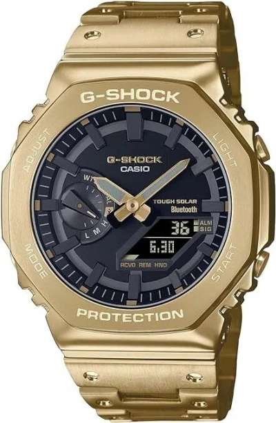 Pre-owned Casio G-shock Gm-b2100gd-9ajf Mens Watch Gold Full Metal Analog Digital