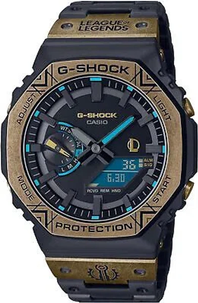 Pre-owned Casio G-shock Gm-b2100ll-1ajr League Of Legends Solar Men Watch In Box
