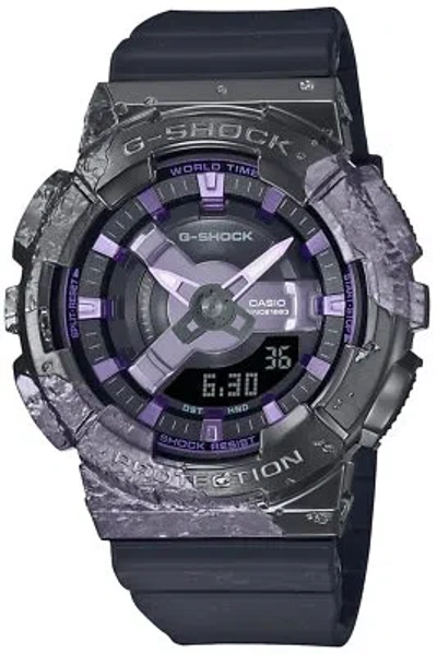 Pre-owned Casio G-shock Gm-s114gem-1a2jr Mid Size 40th Adventurer Stone Women's Watch