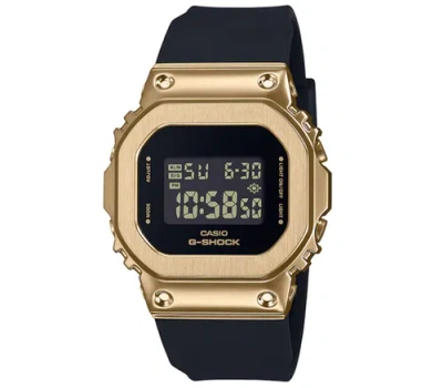Pre-owned Casio G-shock Gm-s5600ugb-1jf Metal Covered Series Black X Gold Model