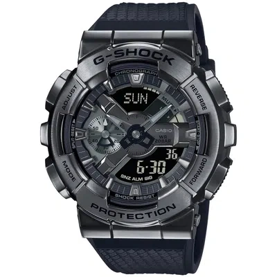 Pre-owned Casio G-shock Gm110 Metal Black Watch - Brand
