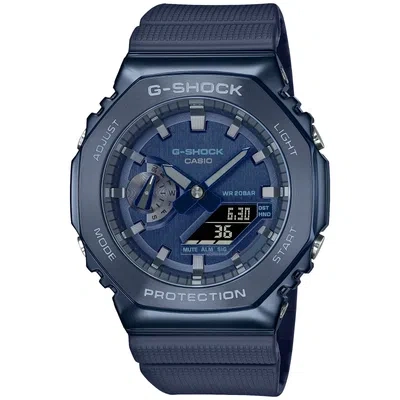 Pre-owned Casio G-shock Gm2100 Metal Blue