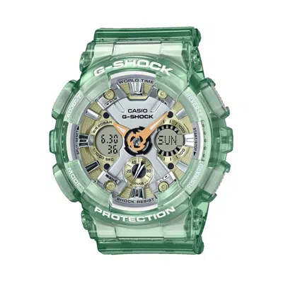 Pre-owned Casio G-shock Gma-s120gs-3aer Unisex Quartz Watch