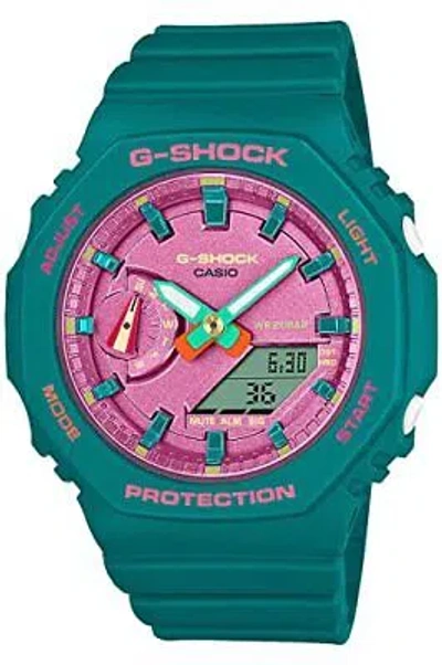 Pre-owned Casio G-shock Gma-s2100bs-3ajf Limited Green Analog Digital Women Watch