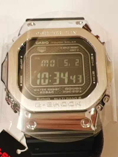 Pre-owned Casio G-shock Gmw-b5000-1jf Bluetooth Radio Solar Men's From Japan Watch Black