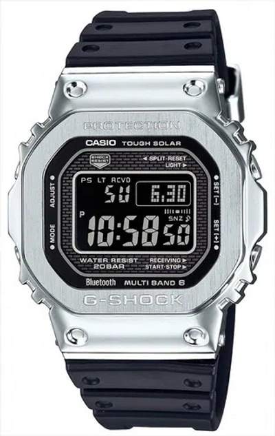 Pre-owned Casio G-shock Gmw-b5000-1jf Bluetooth Smartphone Link Men's Watch