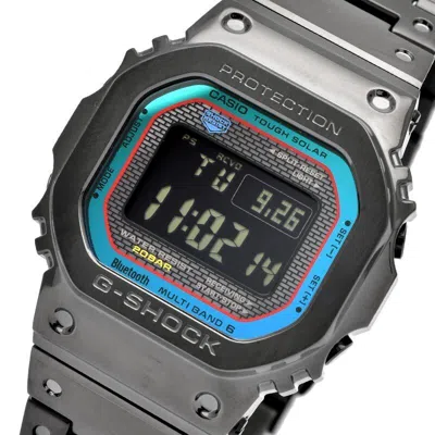 Pre-owned Casio G-shock Gmw-b5000bpc-1jf Metal Rainbow Black Bluetooth Radio Solar Watch