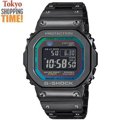 Pre-owned Casio G-shock Gmw-b5000bpc-1jf Rainbow Bluetooth Metal Case Digital Men Watch