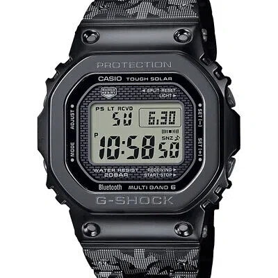 Pre-owned Casio G-shock Gmw-b5000eh-1jr Black Eric Haze Solar Radio Men's Watch In Box