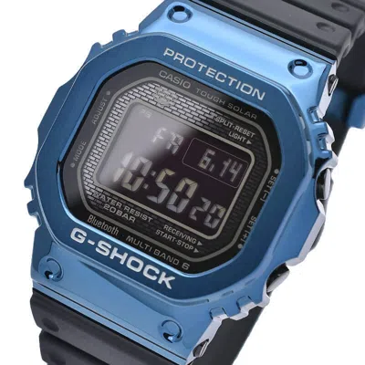 Pre-owned Casio G-shock Gmw-b5000g-2jf Bluetooth Radio Tough Solar Metal Case Watch 43.2mm