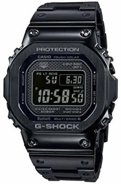 Pre-owned Casio G-shock Gmw-b5000gd-1jf Black Solar Radio Men's Watch Bluetooth In Box