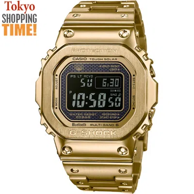 Pre-owned Casio G-shock Gmw-b5000gd-9jf Gold Full Metal Solar Digital Men`s Watch Japan