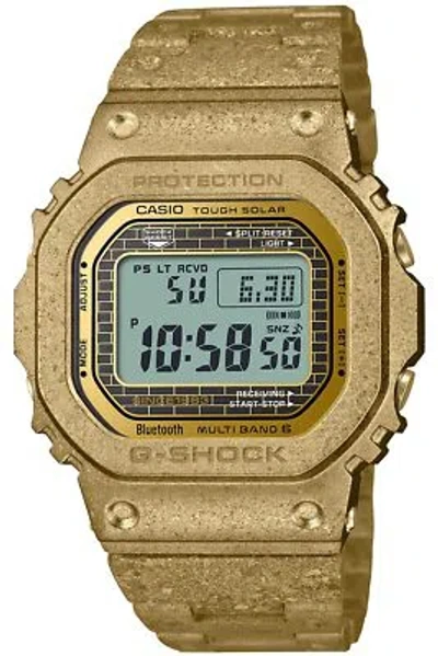 Pre-owned Casio G-shock Gmw-b5000pg-9jr 40th Anniversary Recrystallized Limited Men Watch