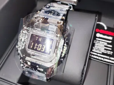Pre-owned Casio G-shock Gmw-b5000tcc-1jr Gmw-b5000 Series Titan Circuit Tough Solar