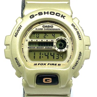 Pre-owned Casio G-shock Gold Gold Titanium Wristwatch ()