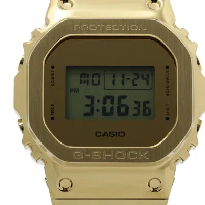 Pre-owned Casio G-shock Gold Stainless Steel Wristwatch () In Multi