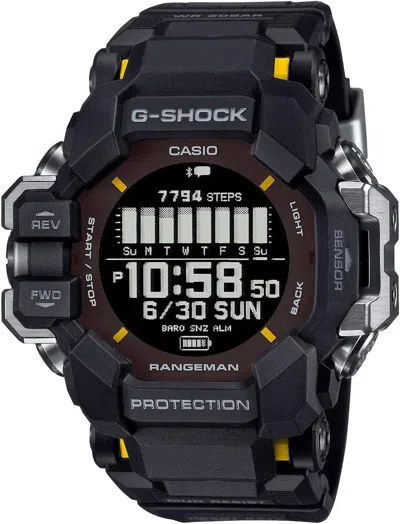 Pre-owned Casio G-shock Gpr-h1000-1jr Rangeman Master Of Bluetooth Gps Men Watch