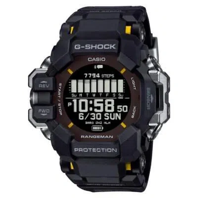 Pre-owned Casio G-shock Gpr-h1000-1jr Rangeman Master Of Bluetooth Gps Sport