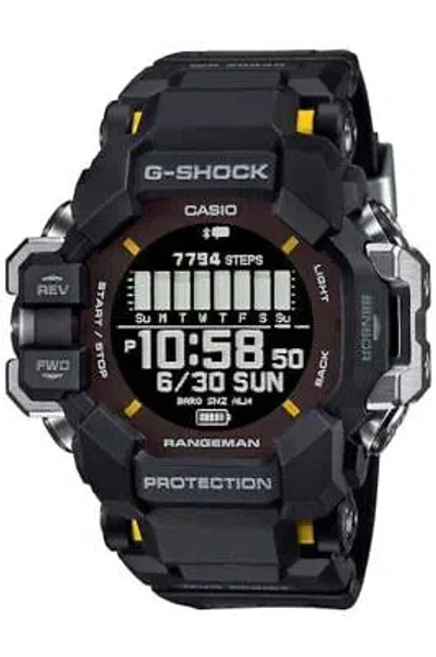Pre-owned Casio G-shock Gpr-h1000-1jr Rangeman Master Of Bluetooth Gps Sport Free Ship