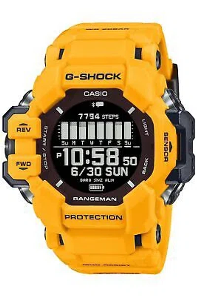 Pre-owned Casio G-shock Gpr-h1000-9jr Rangeman Master Of Bluetooth Gps Men Watch