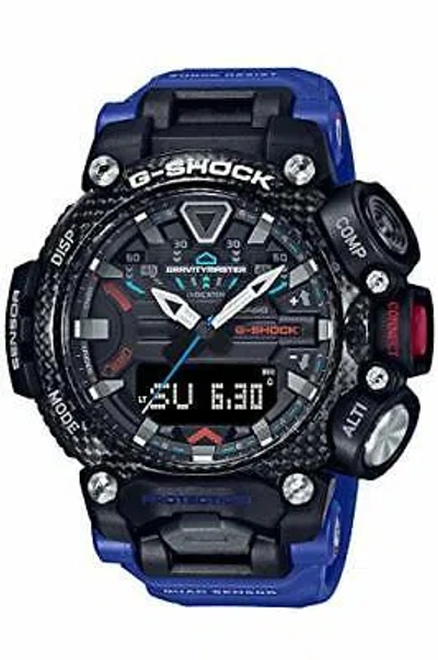 Pre-owned Casio G-shock Gr-b200-1a2jf Gravitymaster Bluetooth Mobile Carbon Core Men Watch