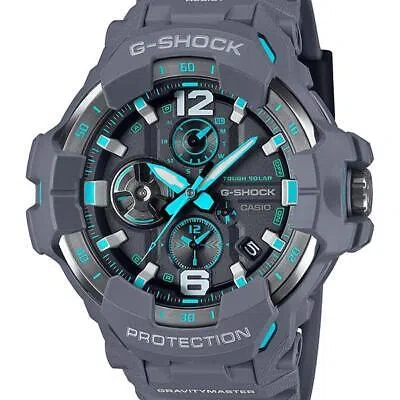 Pre-owned Casio G-shock Gr-b300-8a2jf Gravitymaster Master Of Air Bluetooth Men Watch