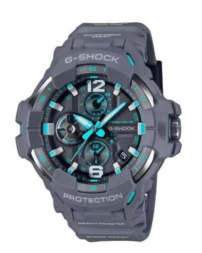 Pre-owned Casio G-shock Gravity Master Black Resin Band Watch Grb300-8a2