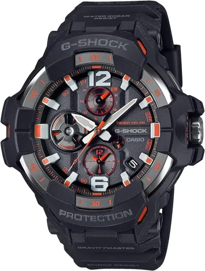 Pre-owned Casio G-shock Gravity Master Gr-b300-1a4jf Men's Watch Bluetooth Black
