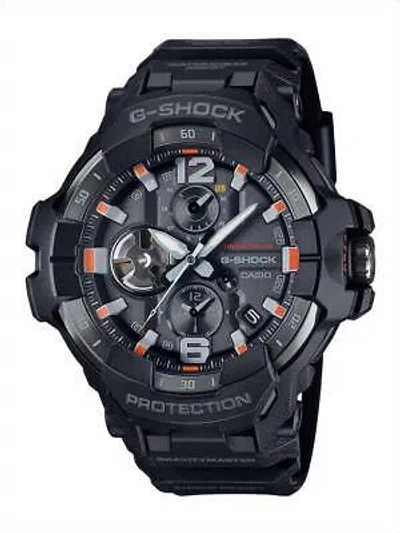 Pre-owned Casio G-shock Gravity Master Gr-b300ec-1ajf Black Men's Watch In Box