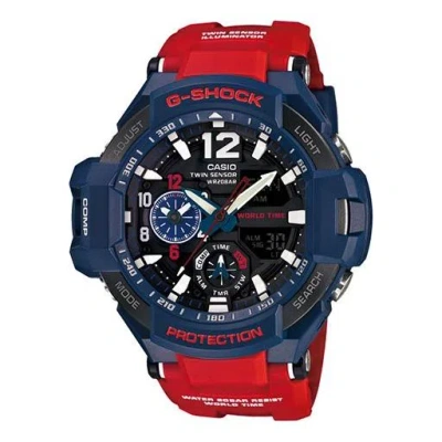 Casio G-shock Gravitymaster 'blue' In Red