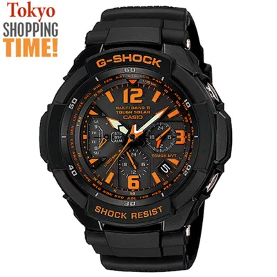 Pre-owned Casio G-shock Gravitymaster Gw-3000b-1ajf Solar Radio Atomic Analog Men`s Watch