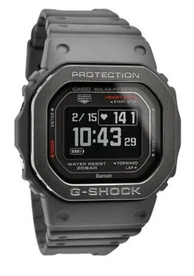 Pre-owned Casio G-shock Grey Dial Solar Sports 200m Men's Watch Dw-h5600mb-8