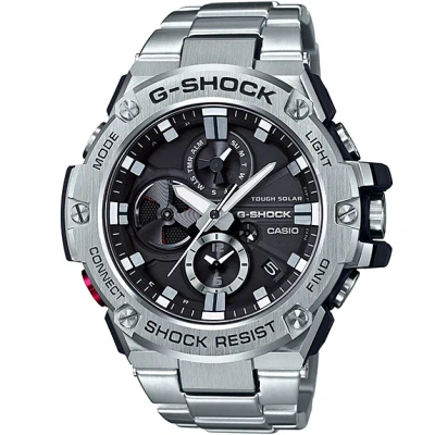 Pre-owned Casio G-shock Gst-b100d-1ajf G-steel Bluetooth Solar Watch Gst-b100d-1a Men's