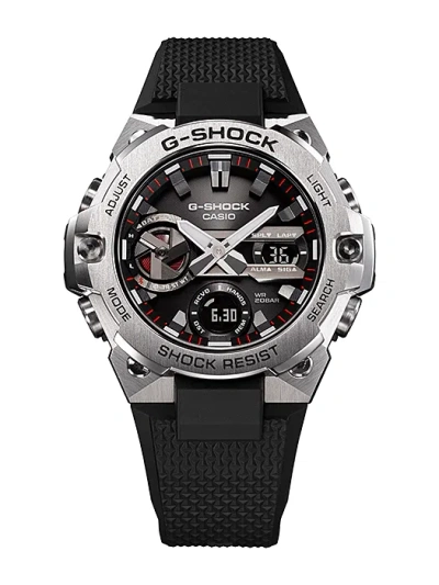 Pre-owned Casio G-shock Gst-b400-1a G-steel Solar Bluetooth Carbon Core Watch