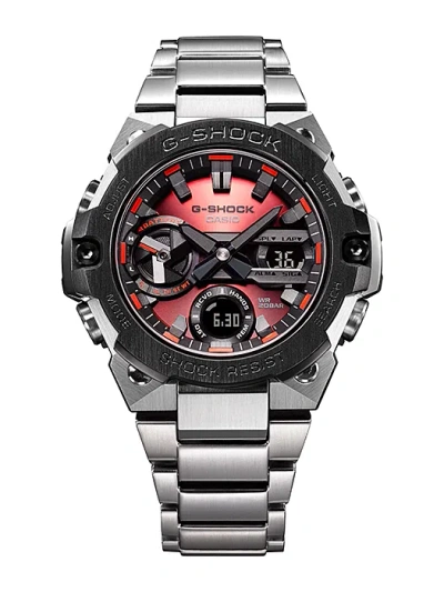 Pre-owned Casio G-shock Gst-b400ad-1a4 G-steel Solar Bluetooth Carbon Core Watch