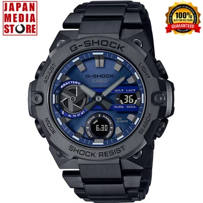 Pre-owned Casio G-shock Gst-b400bd-1a2jf G-steel Carbon Core Bluetooth Solar Men Watch