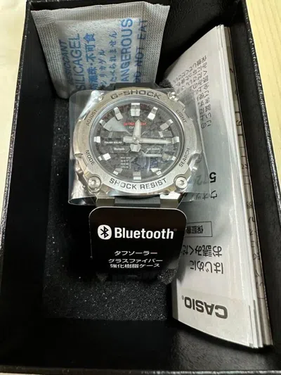 Pre-owned Casio G-shock Gst-b600-1ajf G-steel Bluetooth Men's Watch Ana-digi Black
