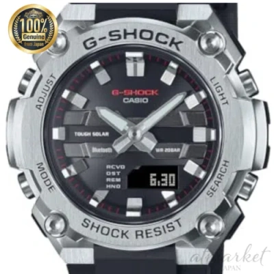 Pre-owned Casio G-shock Gst-b600-1ajf G-steel Bluetooth Men's Watch Ana-digi Black