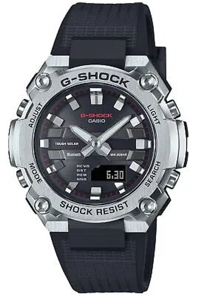 Pre-owned Casio G-shock Gst-b600-1ajf G-steel Solar Mobile Bluetooth Link Wrist Watch Men