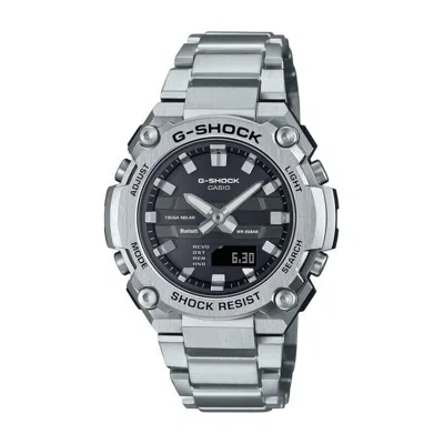 Pre-owned Casio G-shock Gst-b600d-1ajf G-steel Bluetooth Mobile Link Solar Men Wrist Watch
