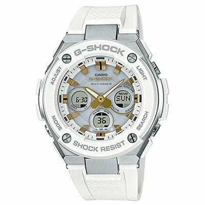 Pre-owned Casio G-shock Gst-w300-7ajf Gst-w300-7a G-steel Atomic Radio Watch Japan