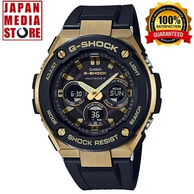 Pre-owned Casio G-shock Gst-w300g-1a9jf G-steel Atomic Radio Watch Limited Gst-w300g-1a9