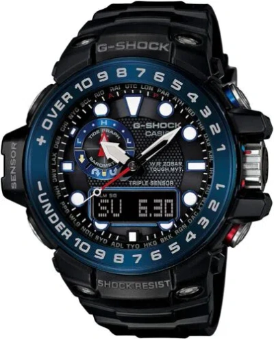 Pre-owned Casio G-shock Gulfmaster Gwn-1000b-1bjf Men's Watch "jdm" From Japan