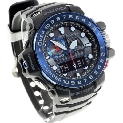 Pre-owned Casio G-shock Gulfmaster Gwn-1000b-1bjf Multiband 6 Men Watch In Box