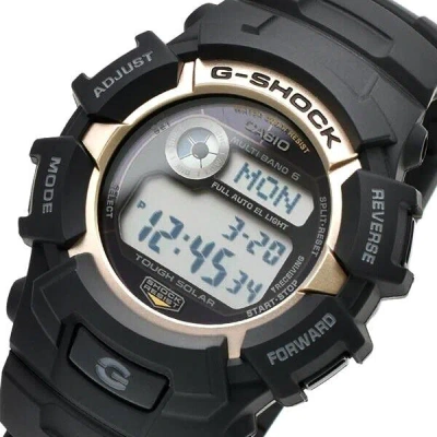 Pre-owned Casio G-shock Gw-2320sf-1b6jr Fire Package 2023 Radio Solar Watch Black Gold