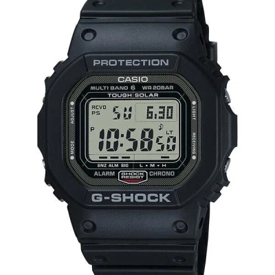 Pre-owned Casio G-shock Gw-5000u-1jf Black Color Solar Radiodigital Men's Watch In Box