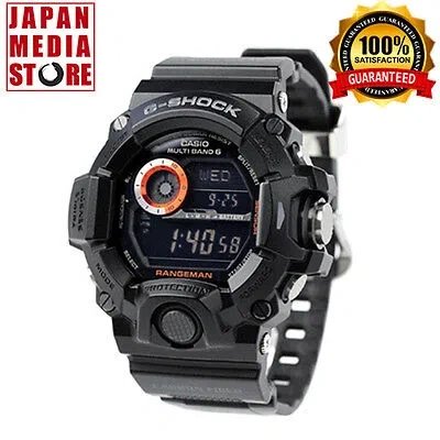 Pre-owned Casio G-shock Gw-9400bj-1jf Master Of Rangeman Triple Sensor Ver.3 Gw-9400bj-1