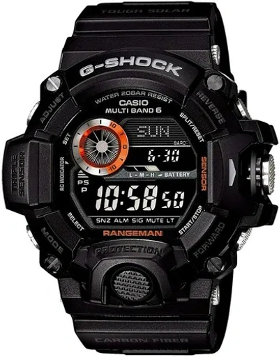 Pre-owned Casio G-shock Gw-9400bj-1jf Master Of Rangeman Solar Radio Men's Watch