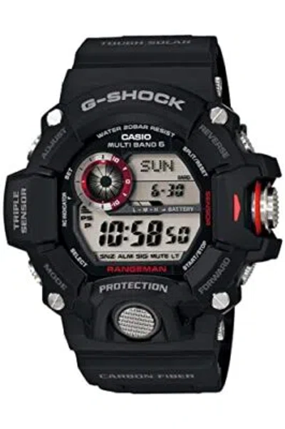 Pre-owned Casio G-shock Master Of Rangeman Gw-9400j-1jf Triple Sensor Ver.3 In Box